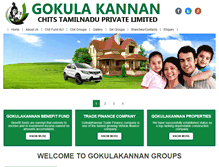 Tablet Screenshot of gokulakannan.com